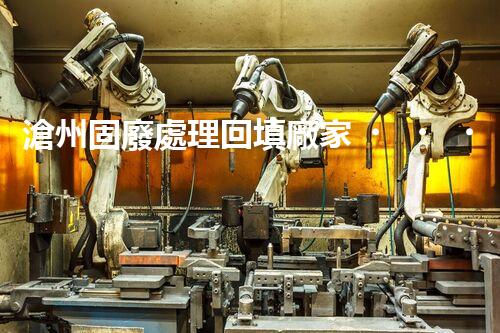 滄州固廢處理回填廠家，靠譜不？快來瞧瞧！